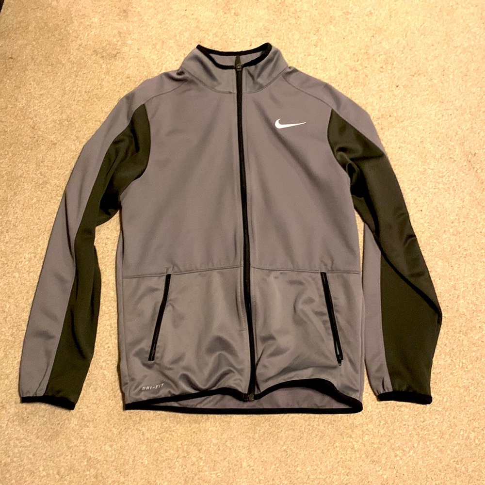 Men’s gray Nike full zip up jacket